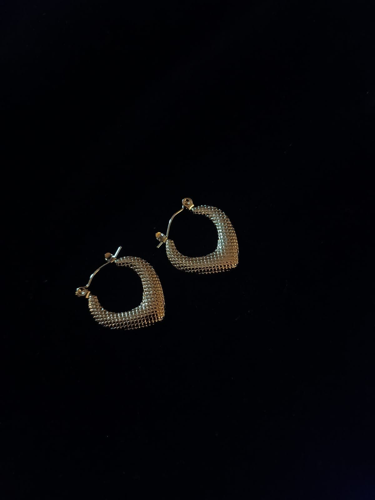 Aurelia Mesh Teardrop Hoops