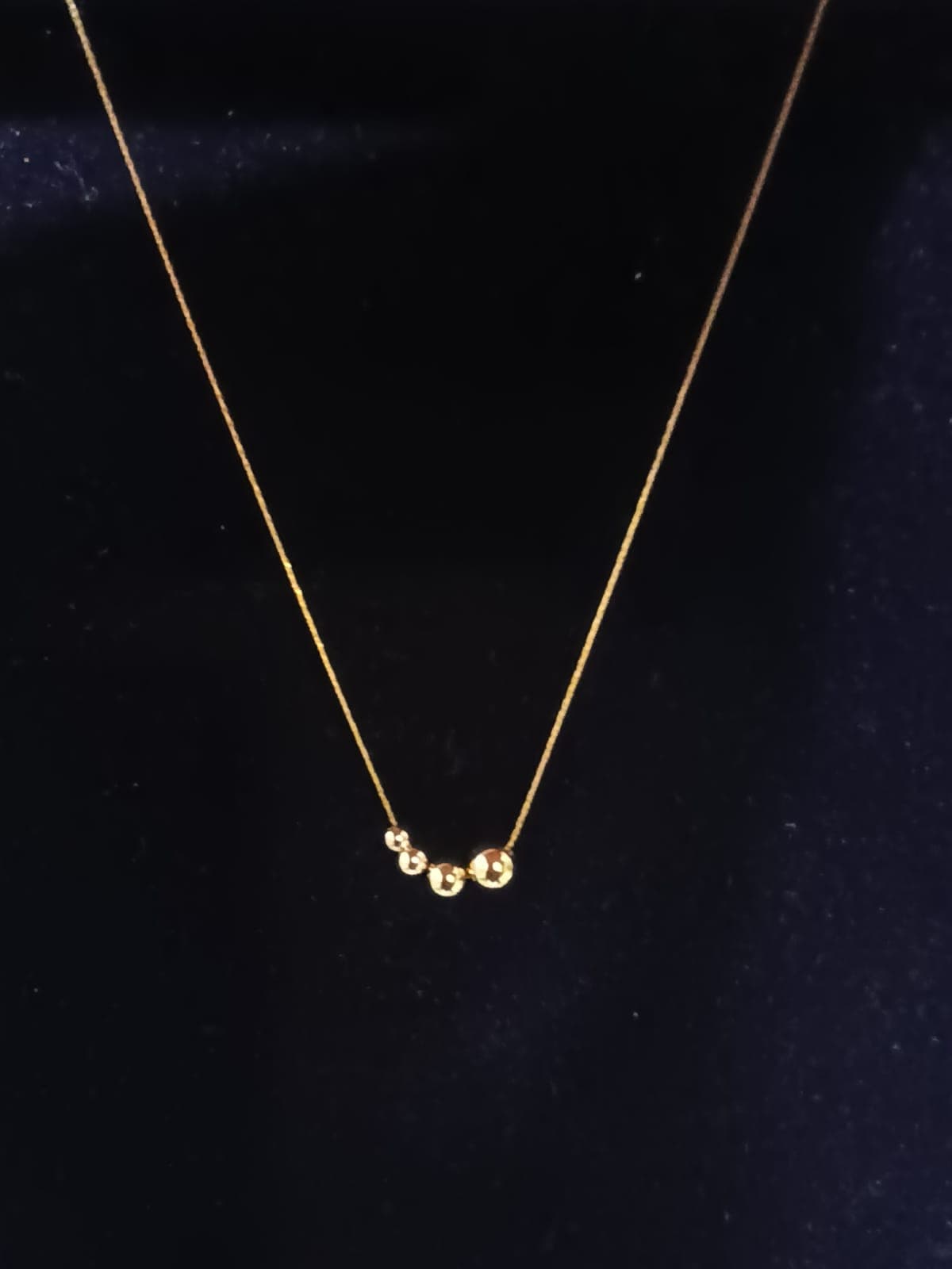 Petite Bead Trio Necklace