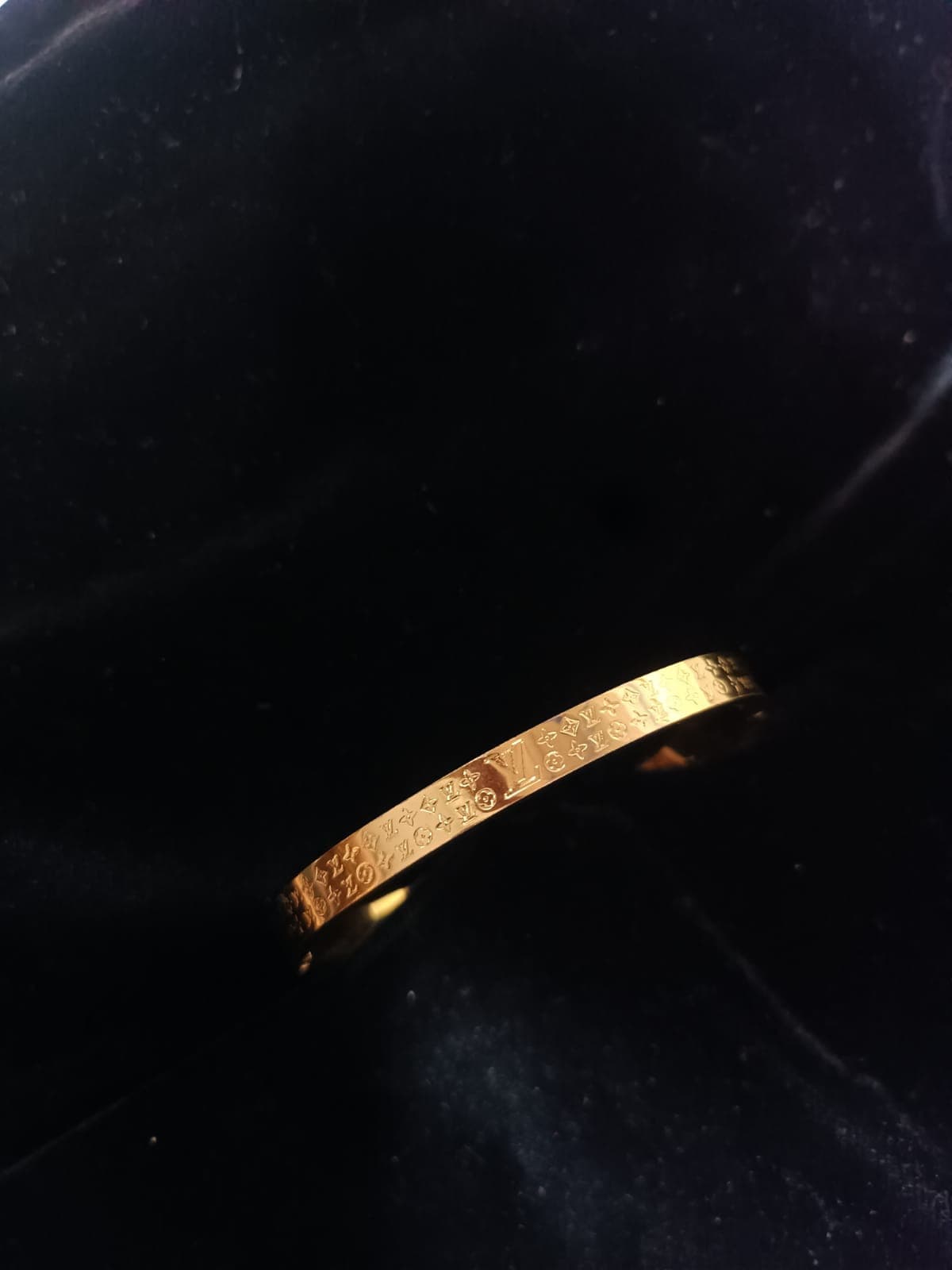 Engraved Monogram Bangle