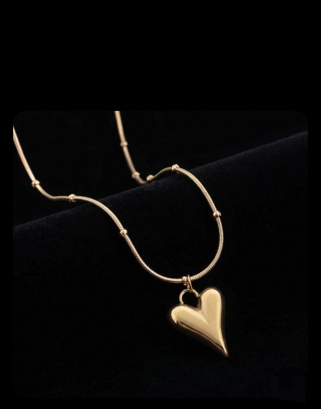 Bold Heart Pendant Necklace